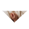 Pet Bandana - Tender Newborn Hand in Soft Muslin Blanket |...
