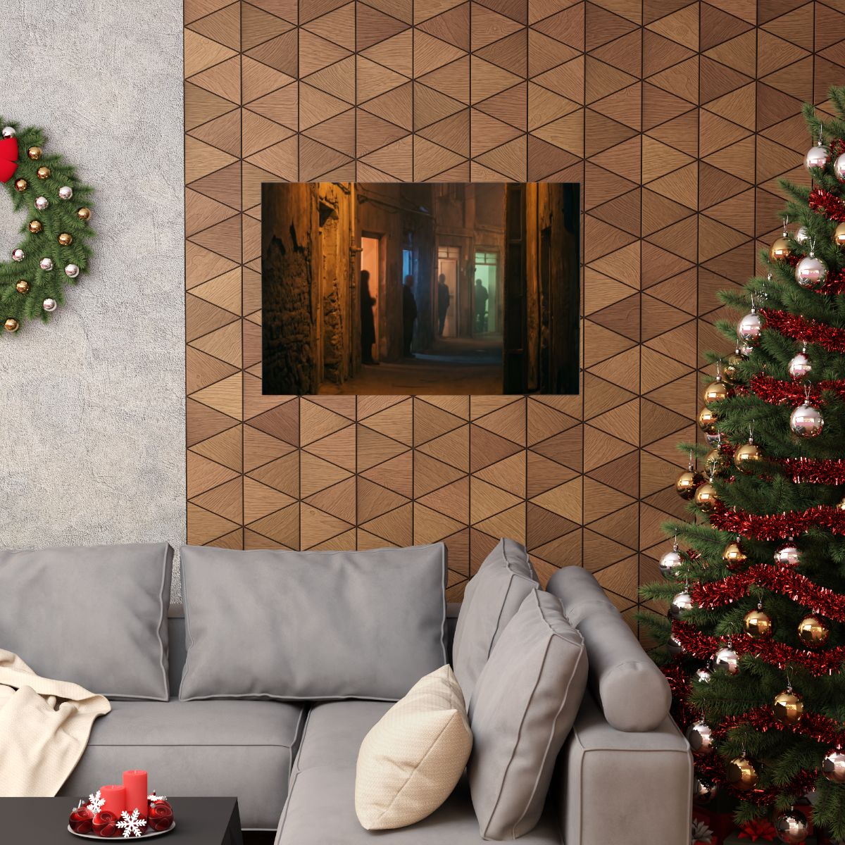 Matte Horizontal Posters - Shadowed Alleyway Mystery Art......