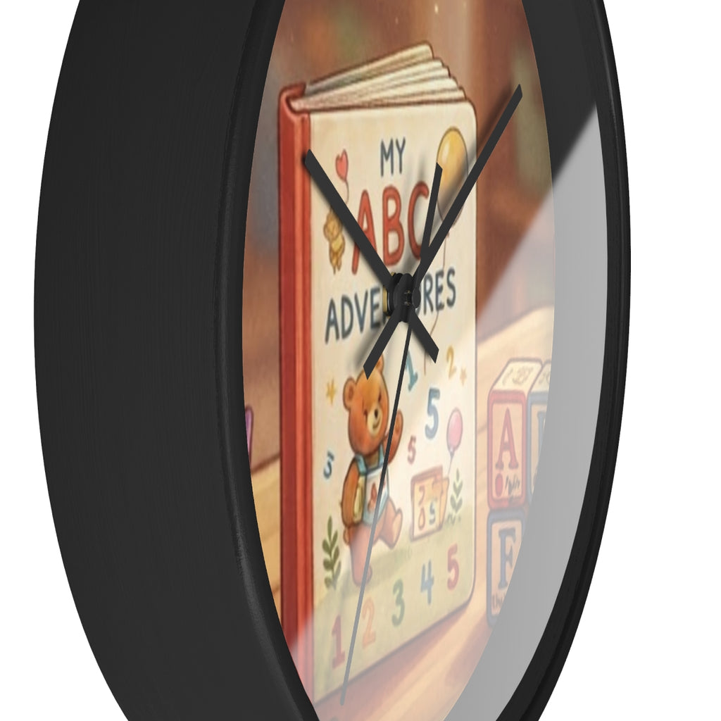 Wall Clock - ABC Classroom Learning Time | Echovira Gallery