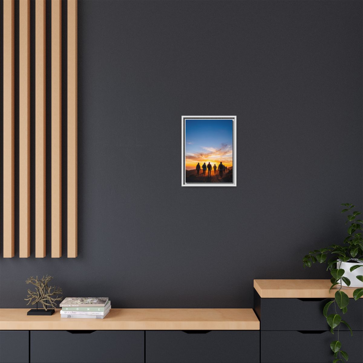 Matte Canvas, Framed - Epic Dawn Trek