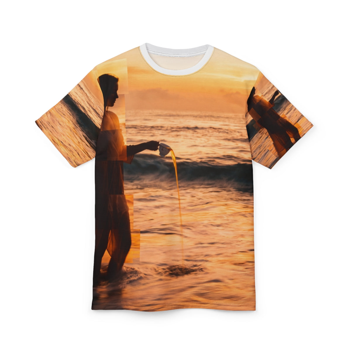 Women's Coastal Surrealism Cut & Sew Tee