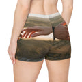 Women's Shorts - The Infinite Touch | Ethereal Coastal Art |...