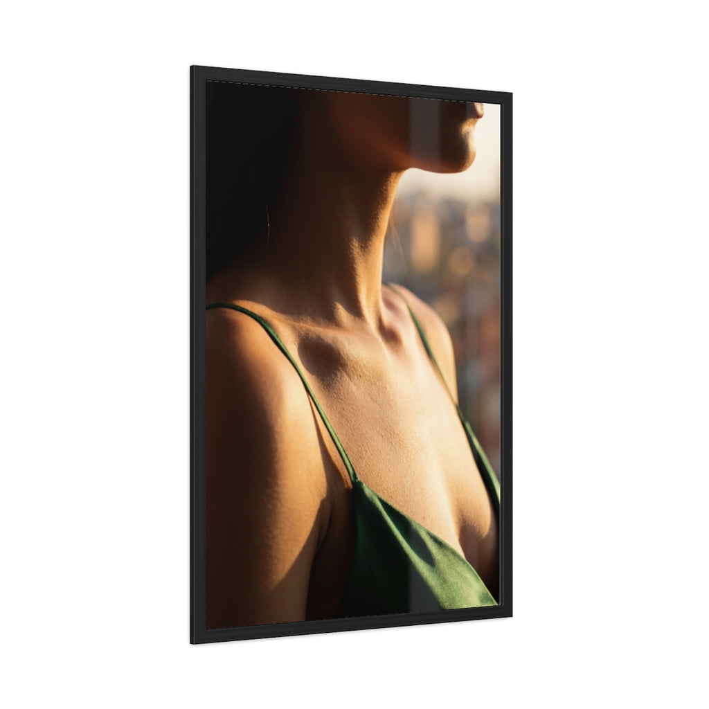 Framed Poster - Sunlit Muse Gallery Art