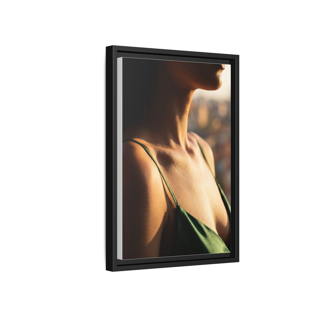 Framed Matte Canvas - Sunlit Muse