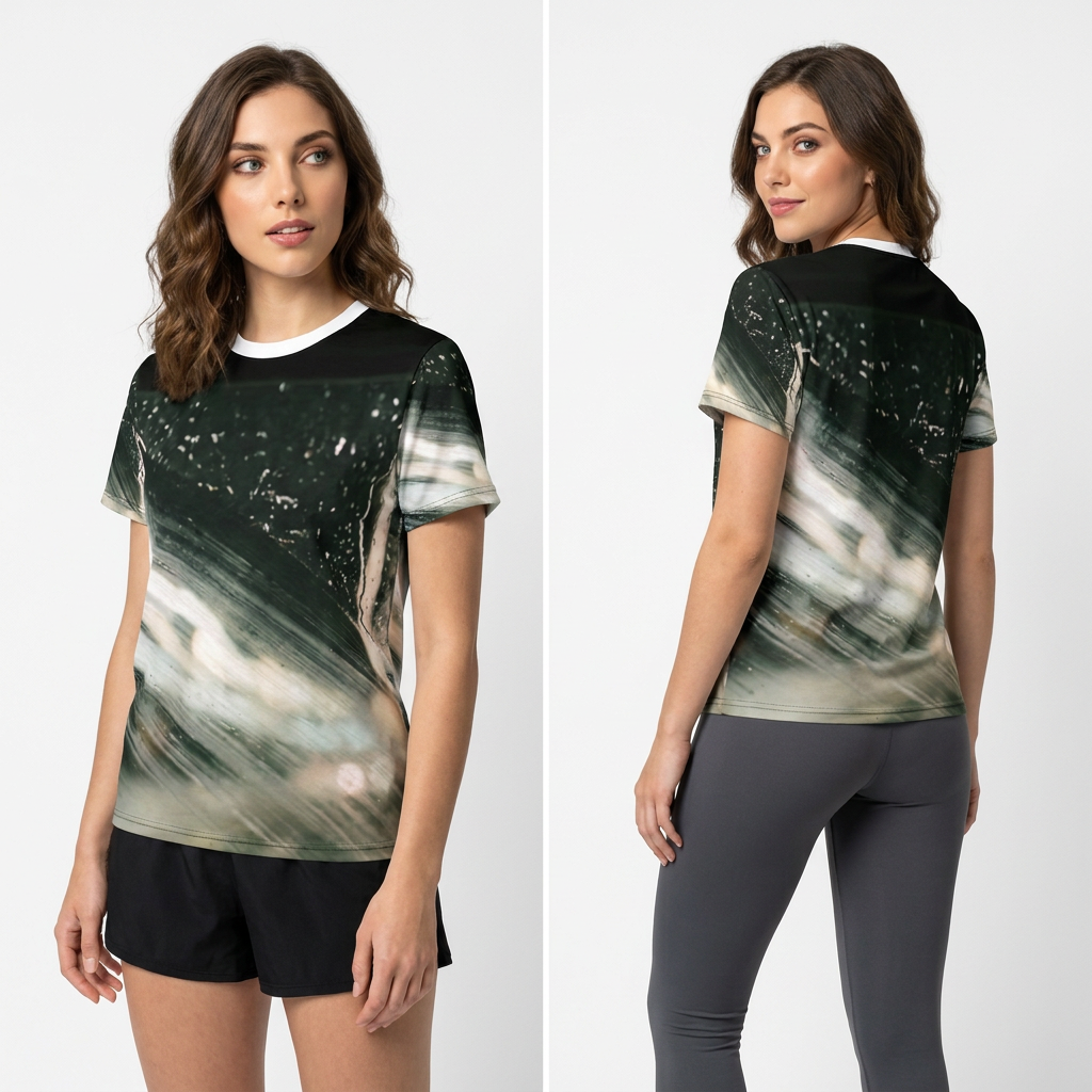 T-shirt all-over nuit pluvieuse au pare-brise