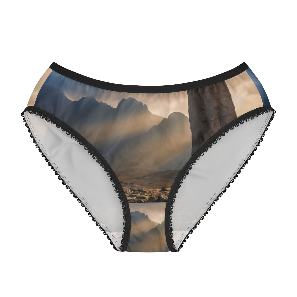 Women's Briefs - Mystic Monolith Ancient Persian Mountain......
