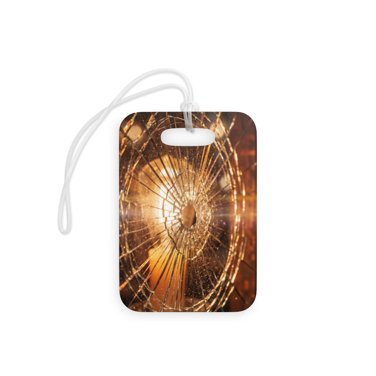 Luggage Tags - Golden Fractures (Set) | Echovira Gallery
