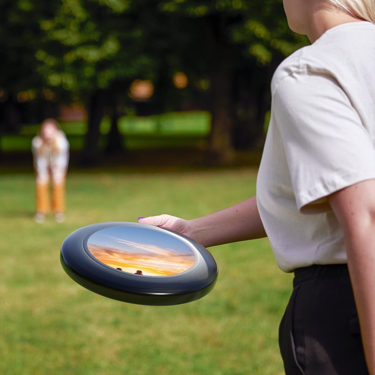 Wham-O Frisbee - Sunset Mountain Ridge | Echovira Gallery