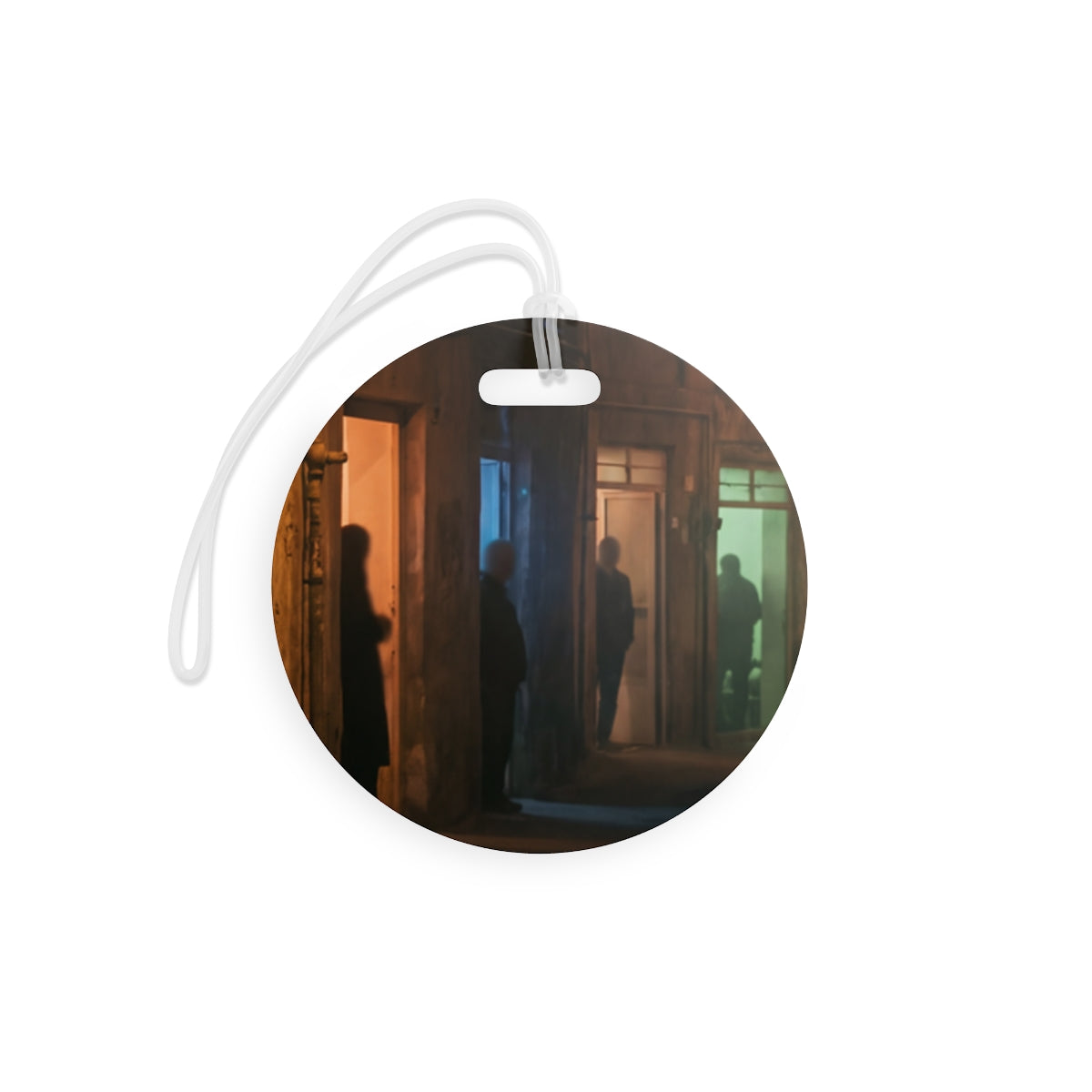 Luggage Tags - Shadowed Alleyway Mystery Art Print |...