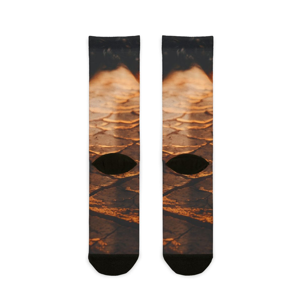 Sublimation Socks - Cracked Earth Socks | Echovira Gallery