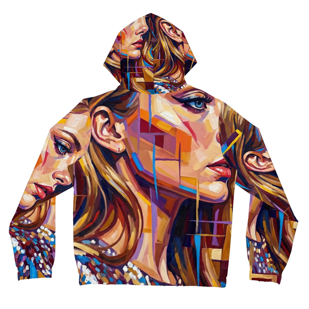 Women's Full-Zip Hoodie - Shattered Elegance | Echovira...
