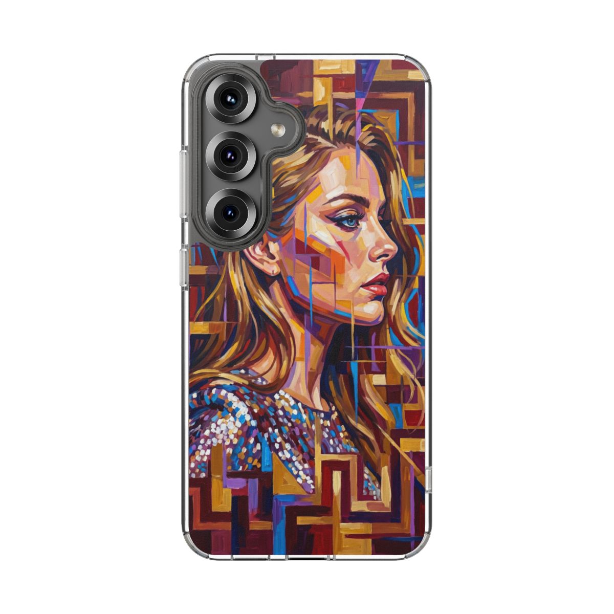 Clear Impact-Resistant Case - Shattered Elegance | Echovira...