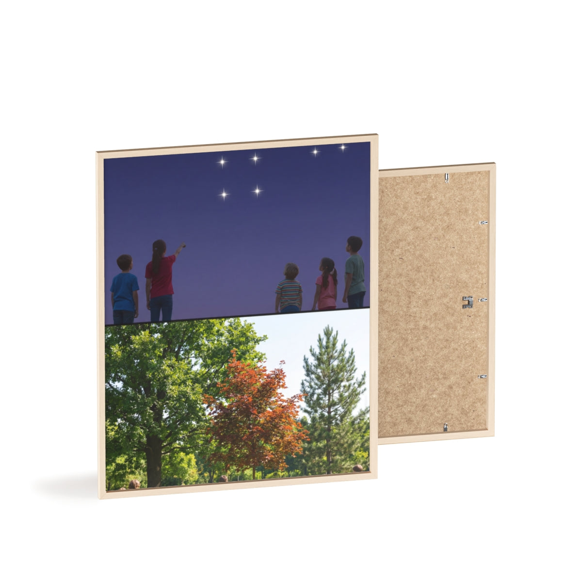 Wooden Framed Poster - Wonder — Portrait