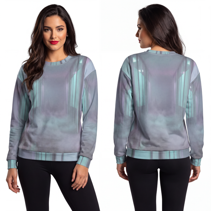 Unisex Sweatshirt - Liminal Corridor Fog Art Print