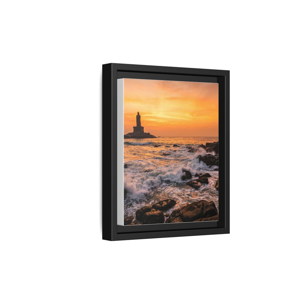 Framed Matte Canvas - Majestic Golden Coast