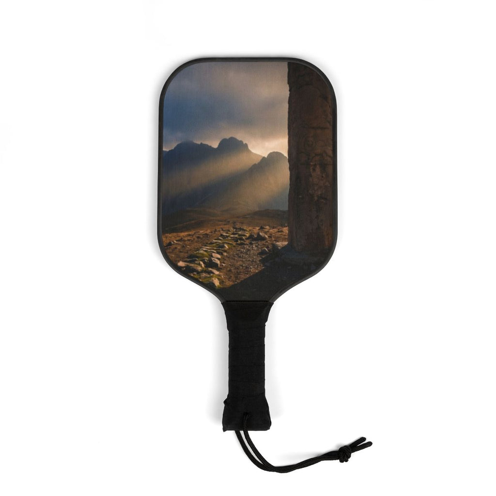 Pickleball Kit - Mystic Monolith Ancient Persian Mountain......