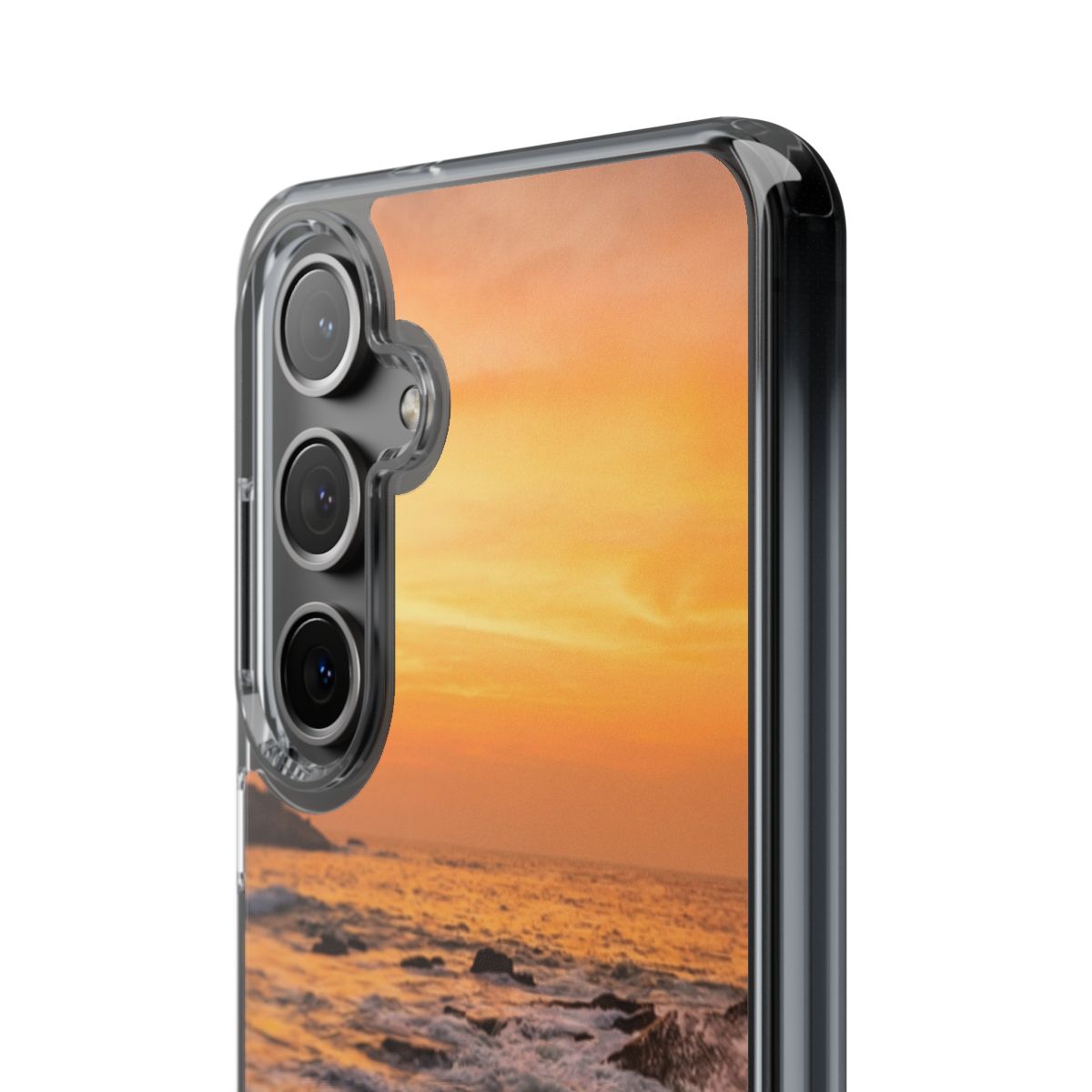 Clear Impact-Resistant Cases - Clear Phone Case - Golden...