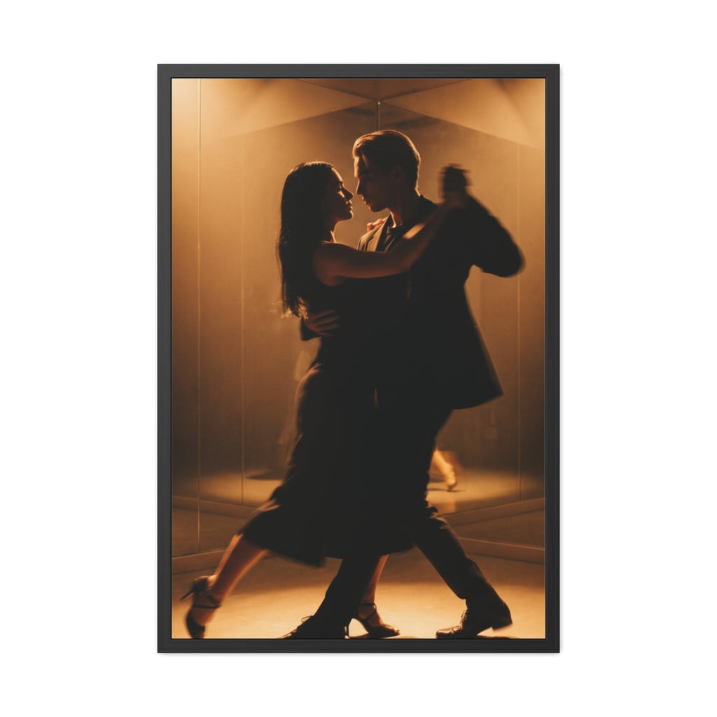 Golden Hour Tango Framed Poster — Portrait (8×12, 9×11... |...