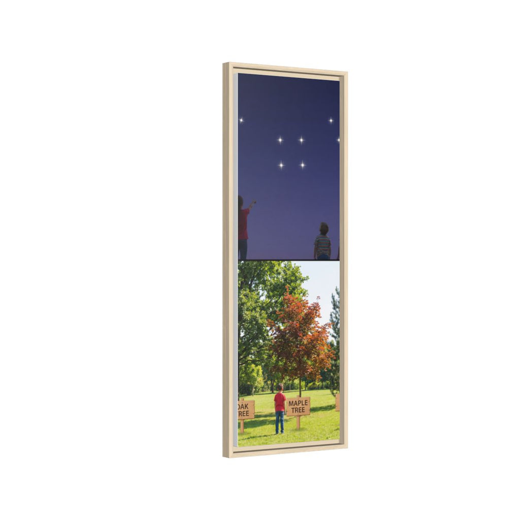 Framed Matte Canvas - Discovery — Natural / 1.25"