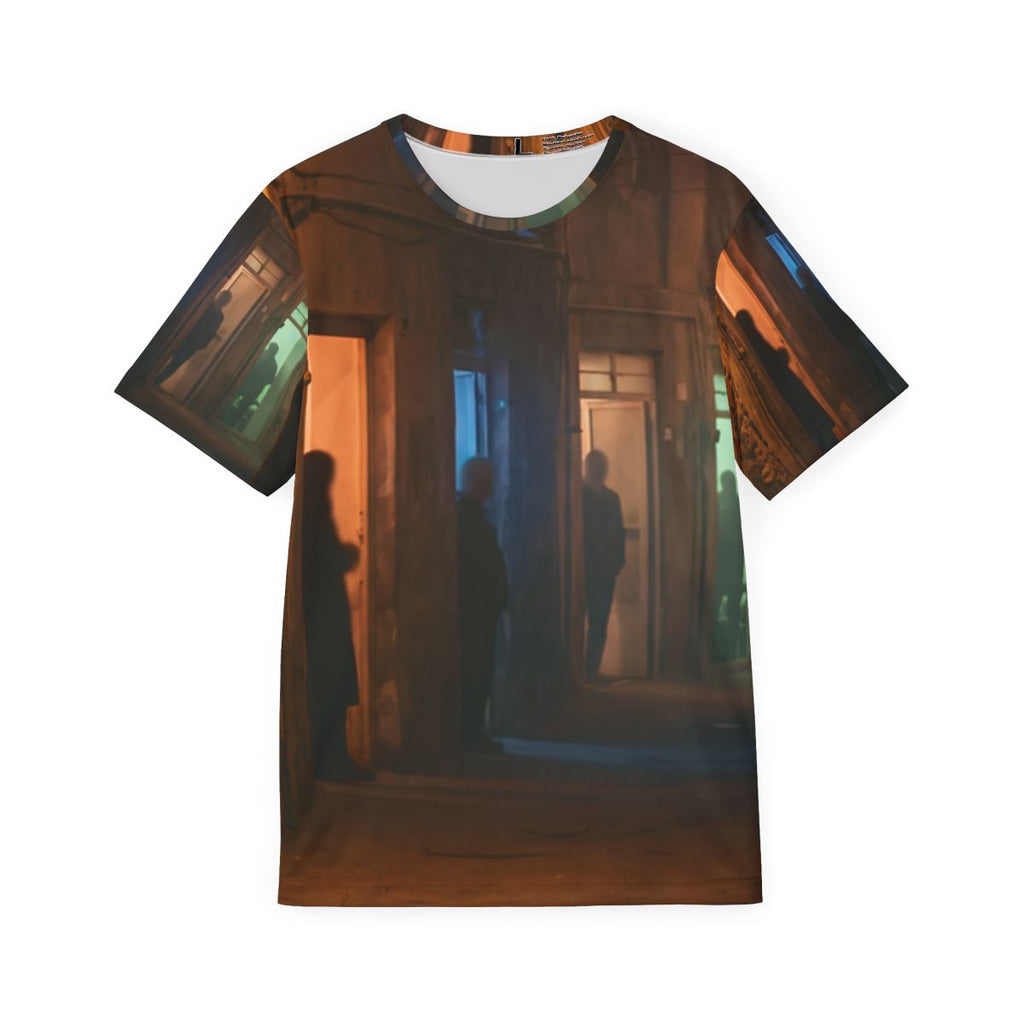 Men's Sports Jersey - Shadowed Alleyway Mystery Art Print |...