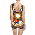 Women's Vintage Swimsuit - Unity Mandala | Echovira Gallery