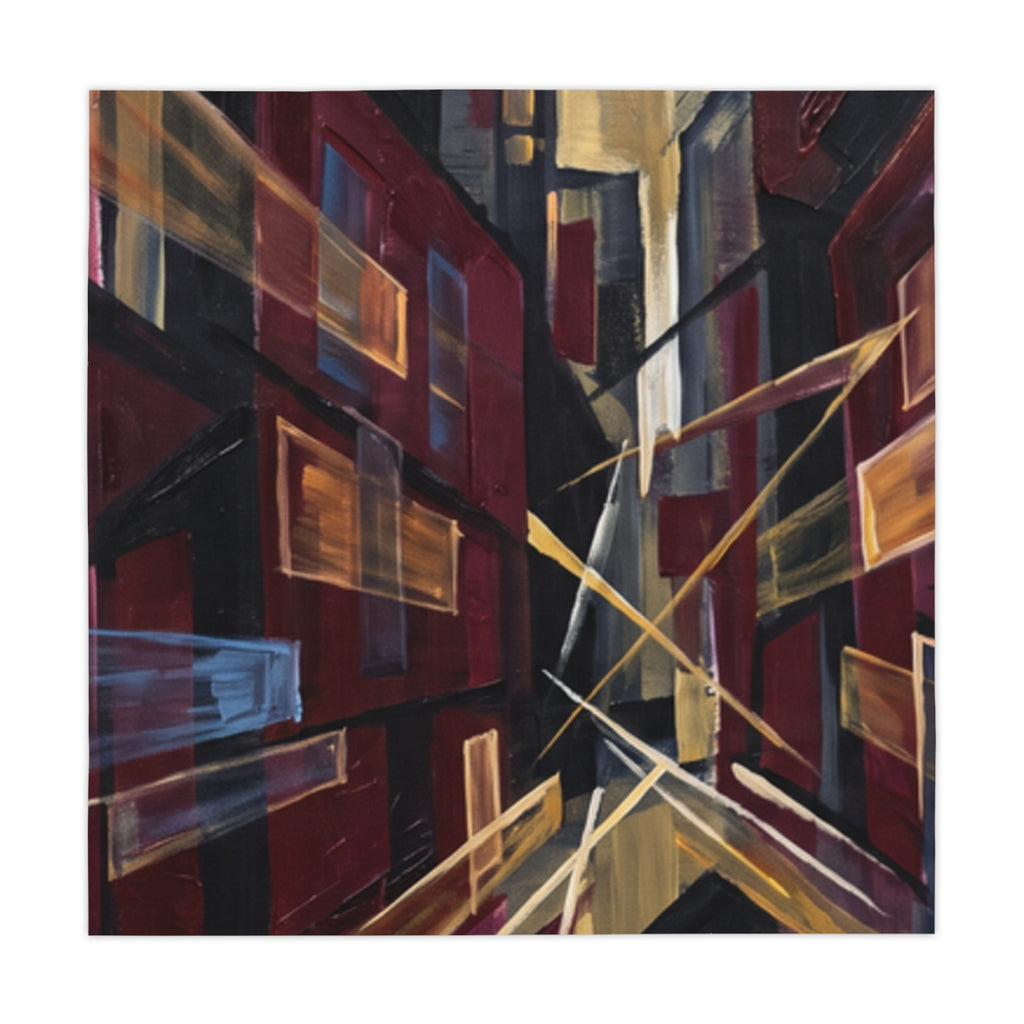 Tablecloth - Urban Geometry Perspective | Echovira Gallery