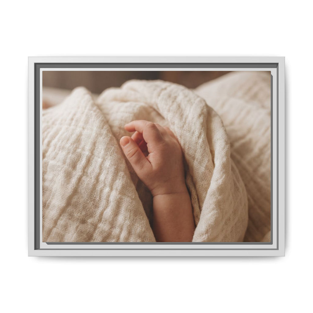 Framed Canvas - Soft Nursery Photography