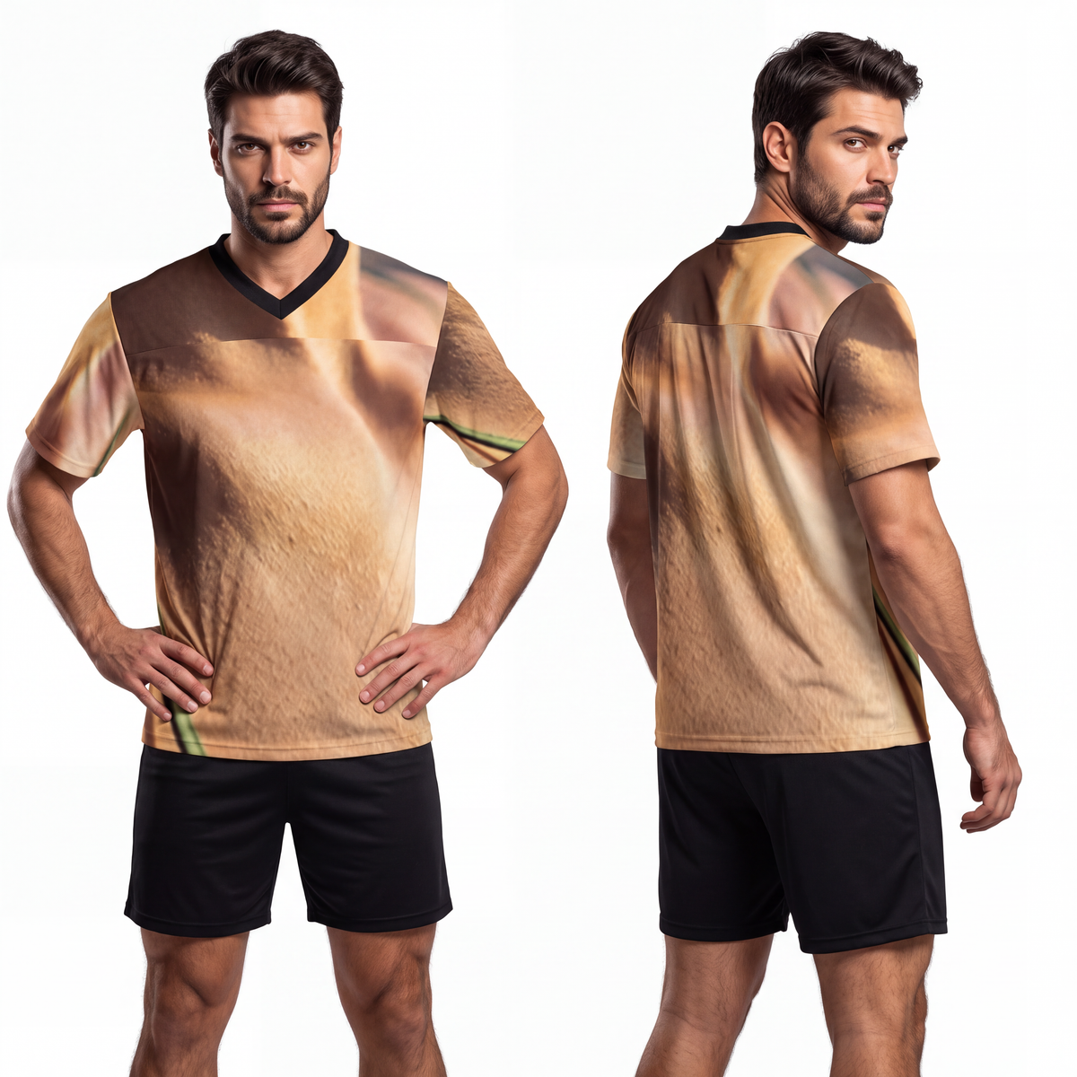 Men's Football Jersey - Sunset Silk active | Echovira...
