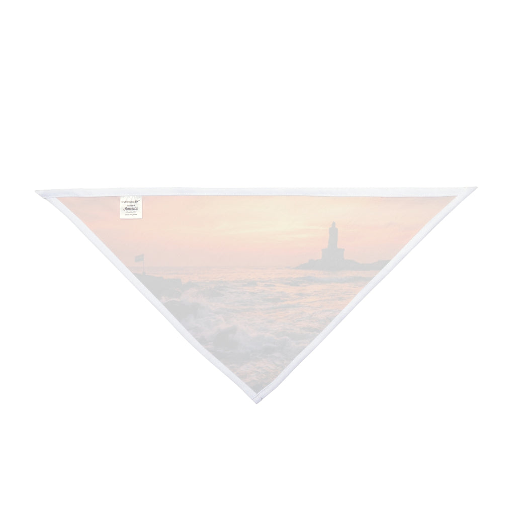 Pet Bandana - Golden Coastal Horizon