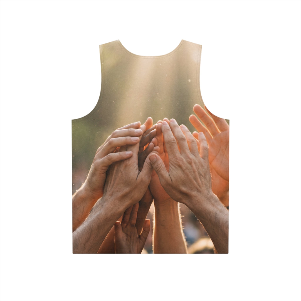 Men's Tank - Golden Rays of Unity Wall Art | Echovira...