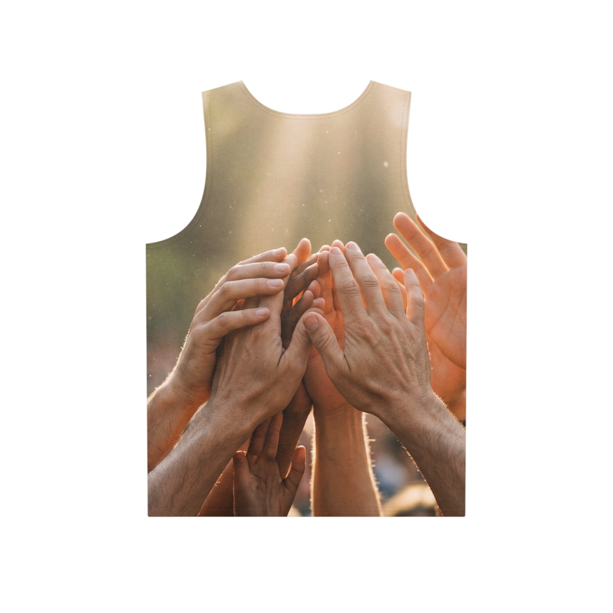 Men's Tank - Golden Rays of Unity Wall Art | Echovira...