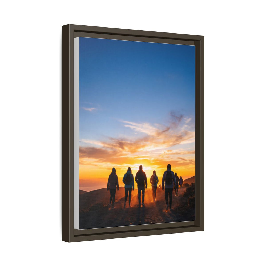 Matte Canvas, Framed - Epic Dawn Trek