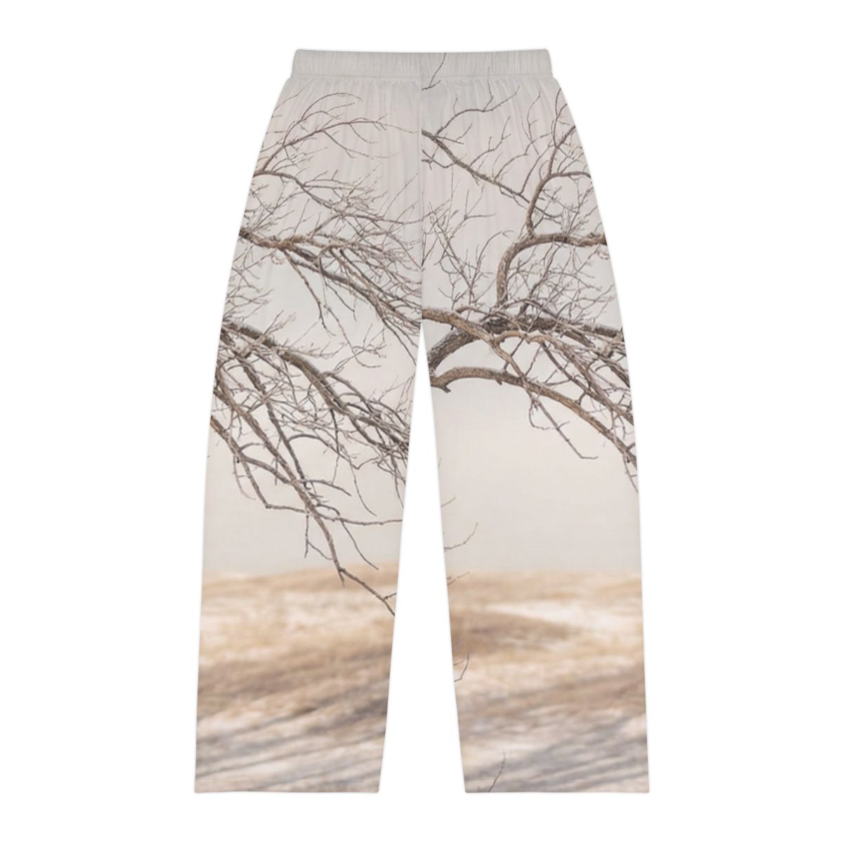 Men's Pajama Pants - Winter Branch Solitude Landscape |...