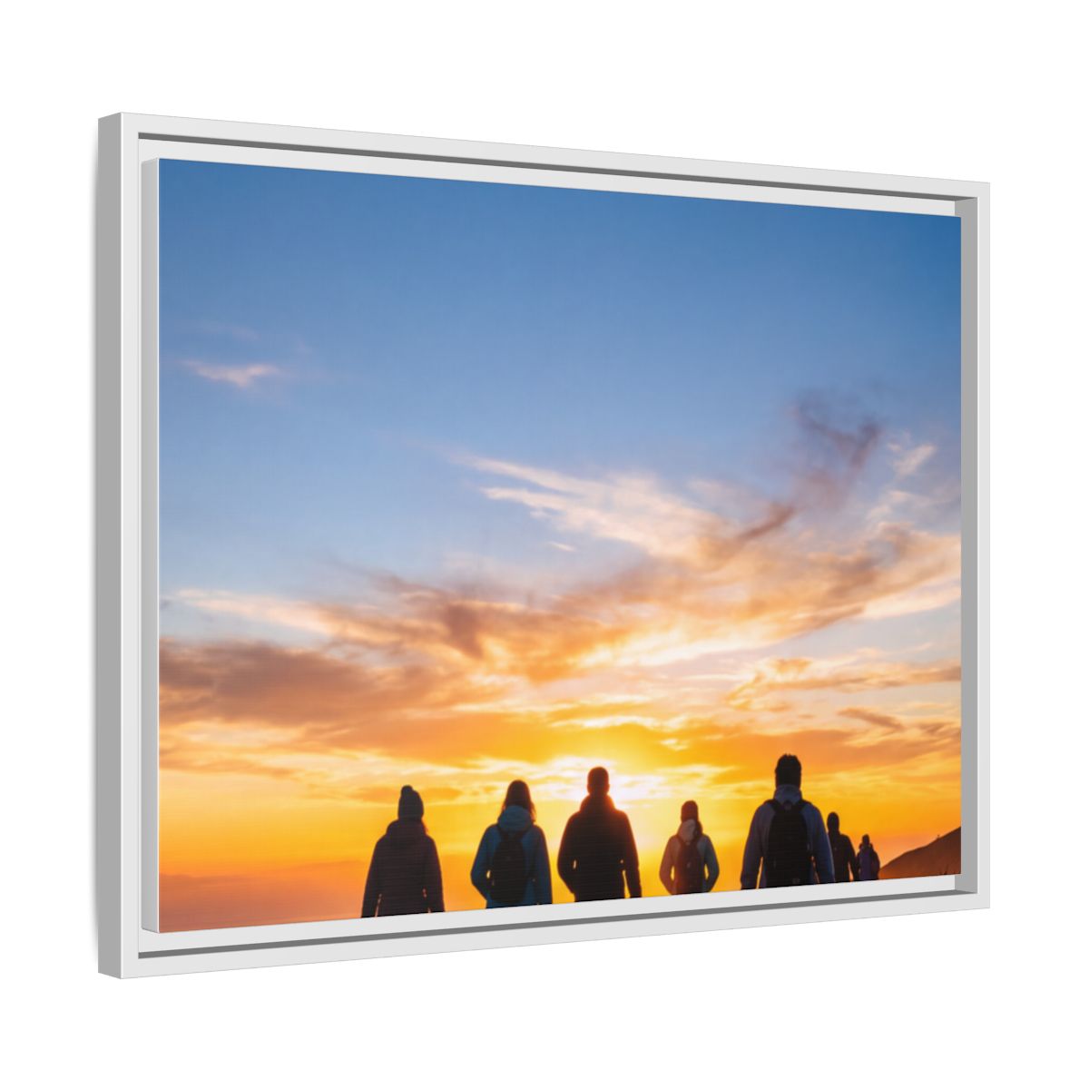 Matte Canvas, Framed - Epic Dawn Trek