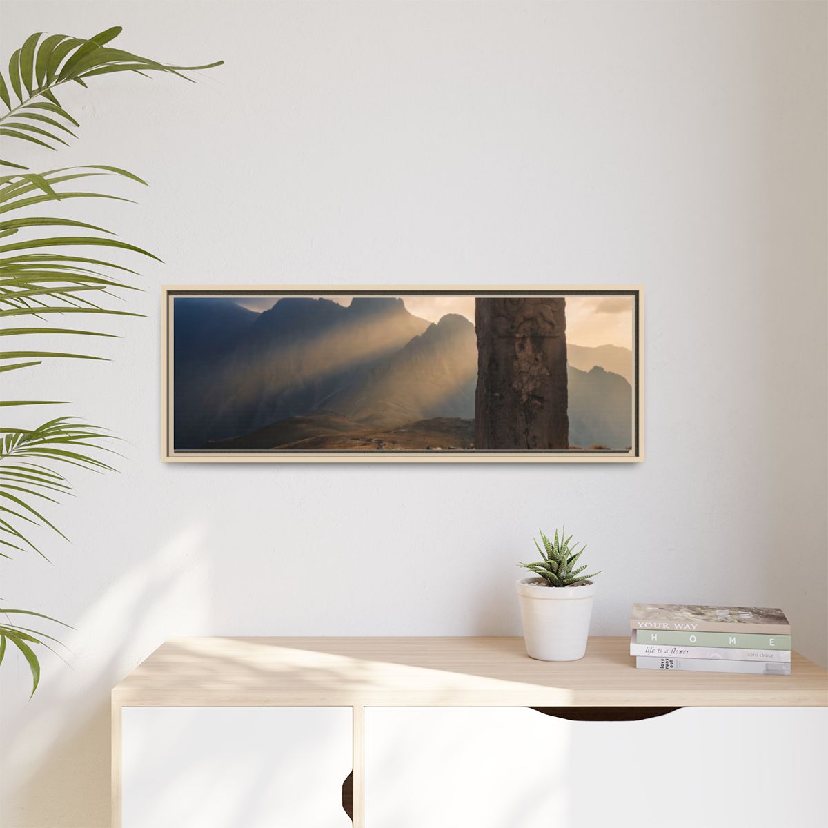 Matte Canvas, Framed - Mystic Monolith Ancient Persian... |...