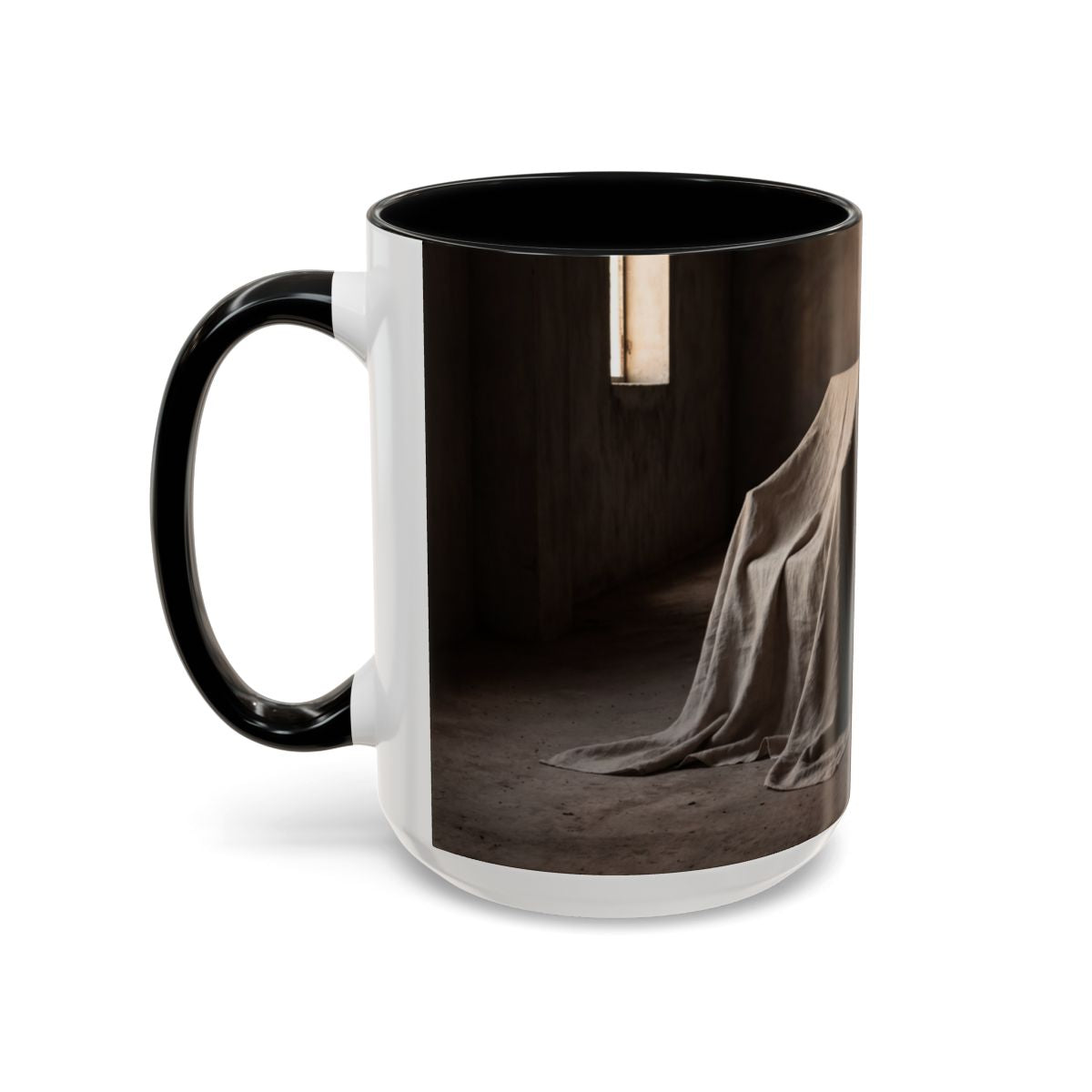 Accent Coffee Mug - Wabi-Sabi Shadows
