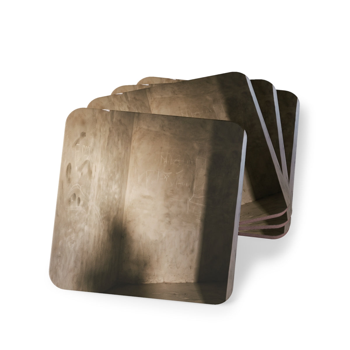 Coasters - Shadows of the Citadel moody architectural print...
