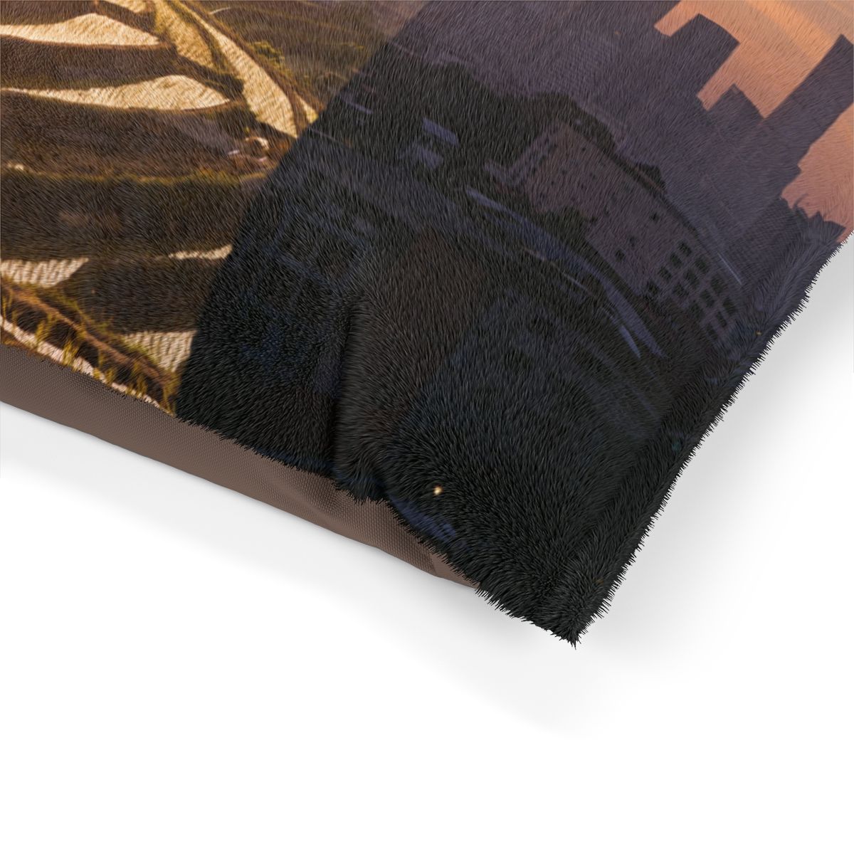 Pet Bed - Golden Hour Horizons Art Print | Echovira Gallery