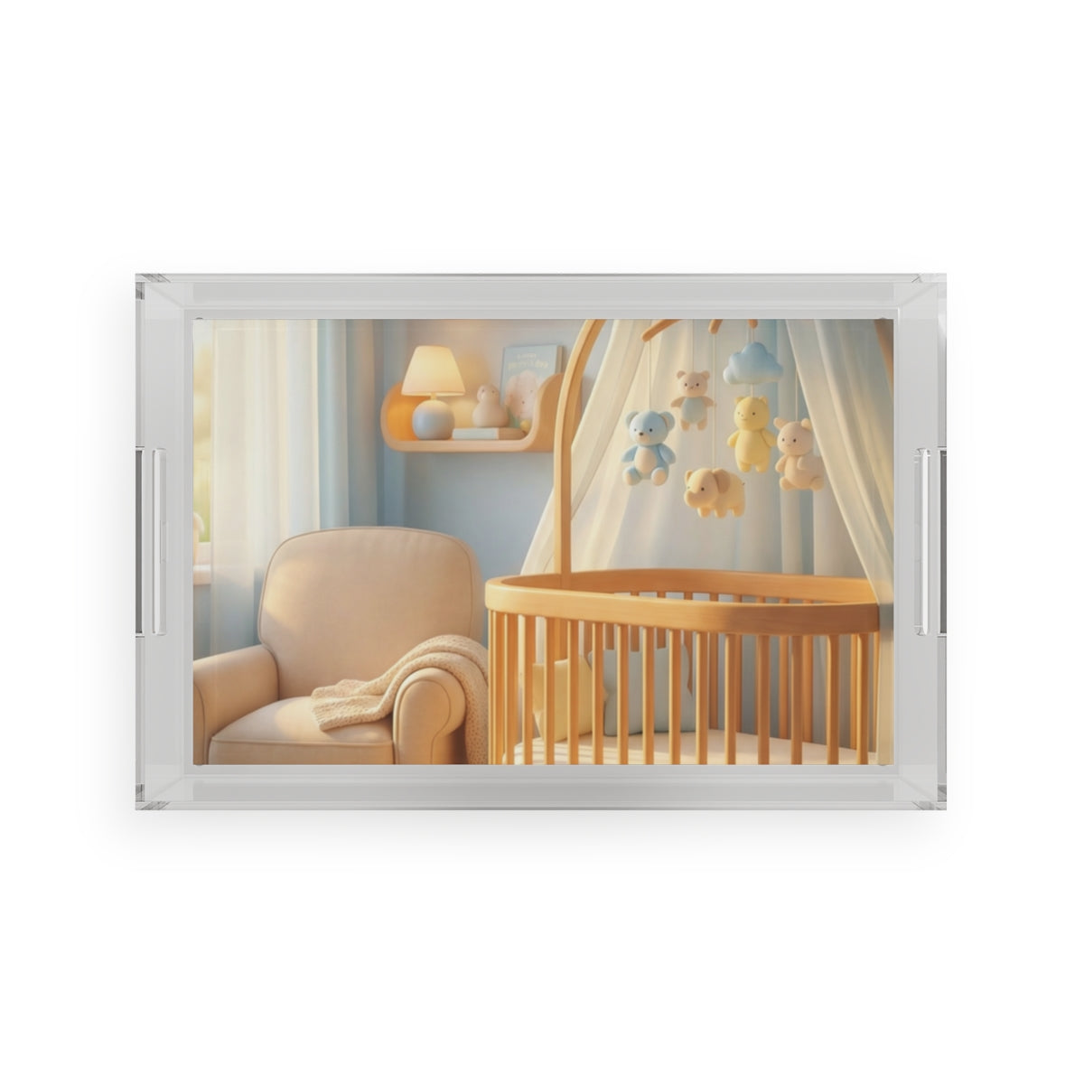 Cozy Room Acrylic Serving Tray - Hostess