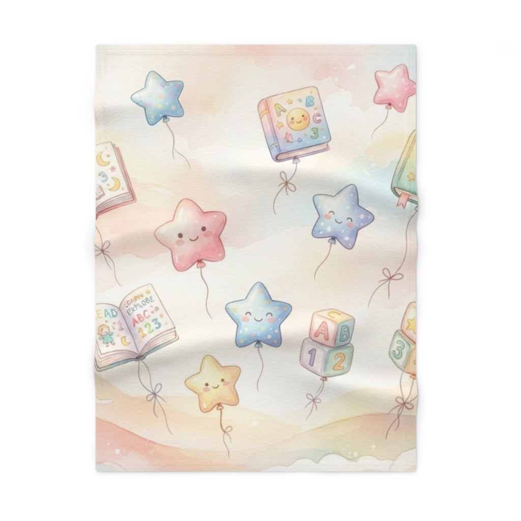 Soft Fleece Baby Blanket - Starry Cloud Snuggle | Echovira...