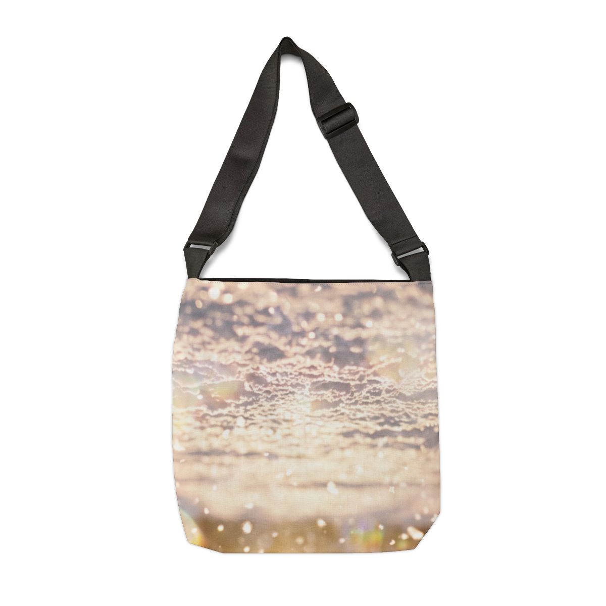 Golden Hour Crowd Adjustable Tote Bag
