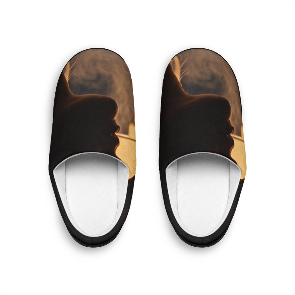 Women's Indoor Slippers - Midnight Shadow Cozy Slippers |...
