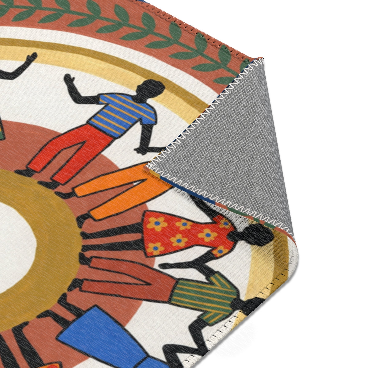 Area Rug - Unity Mandala Folk Art | Echovira Gallery