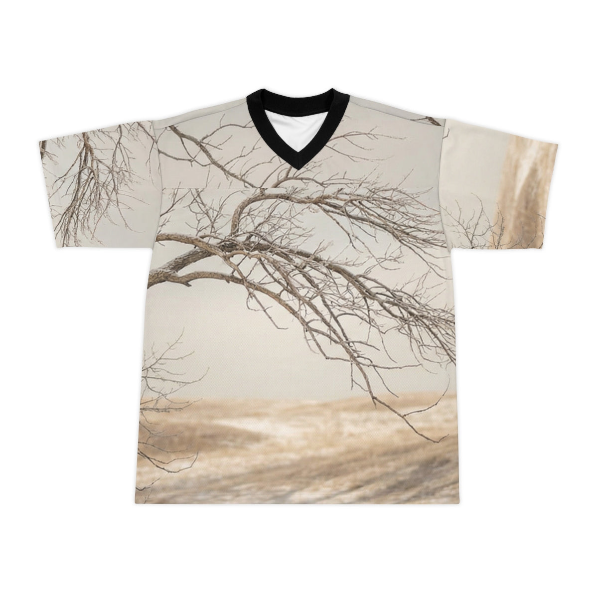 Men's Unisex Football Jersey - Silent Branches Winter... |...