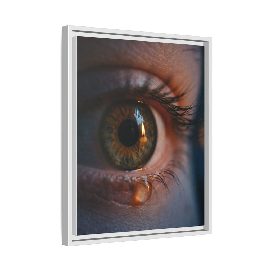 Matte Canvas, Framed - Luminous Tear