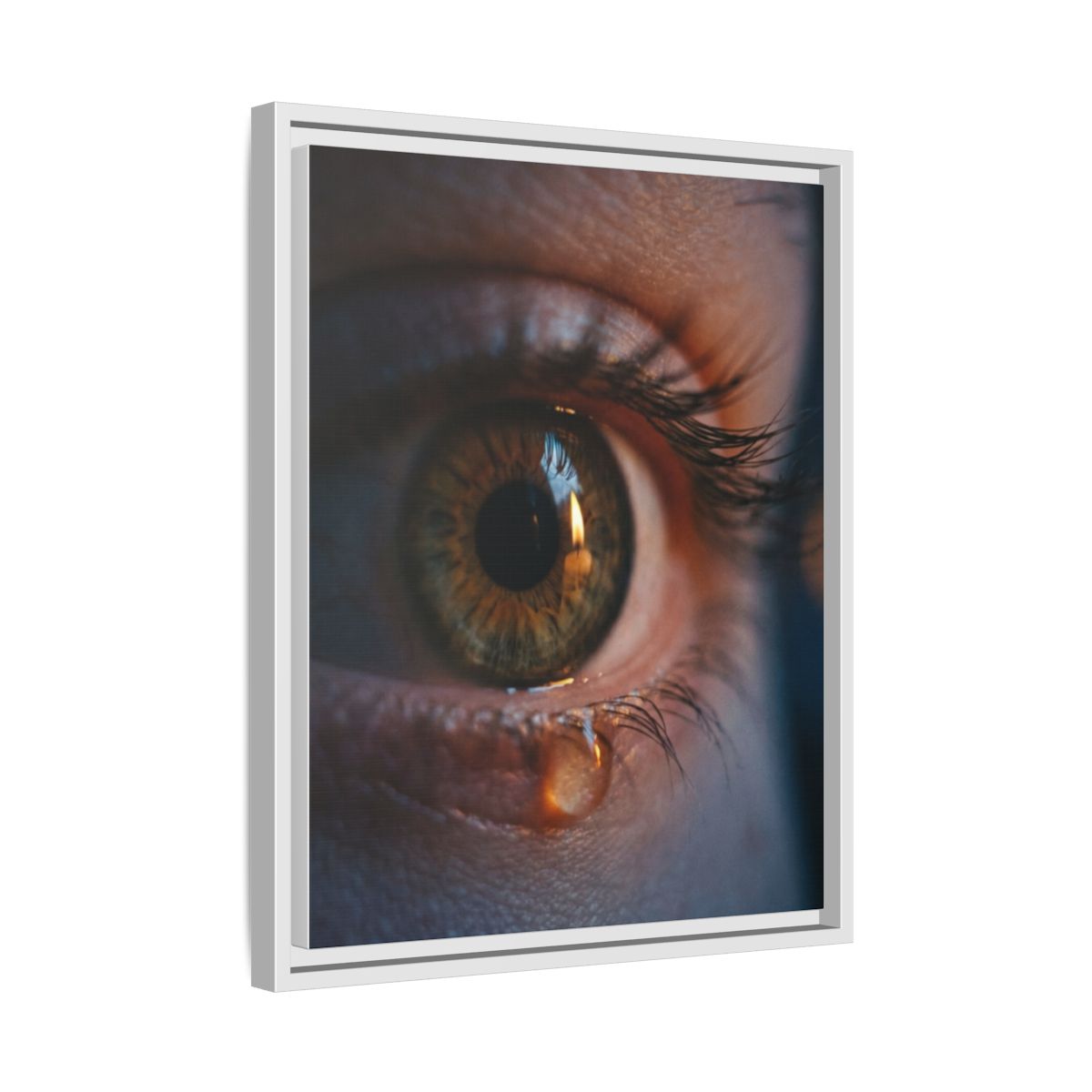 Matte Canvas, Framed - Luminous Tear