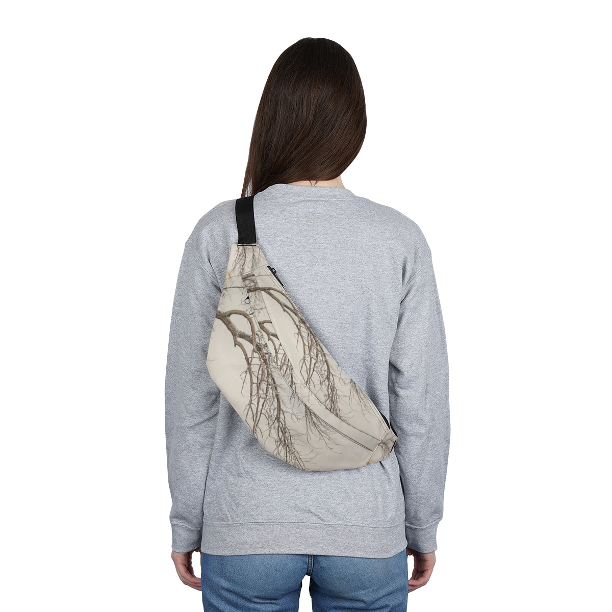 Large Fanny Pack - Winter Branch Solitude Landscape |...
