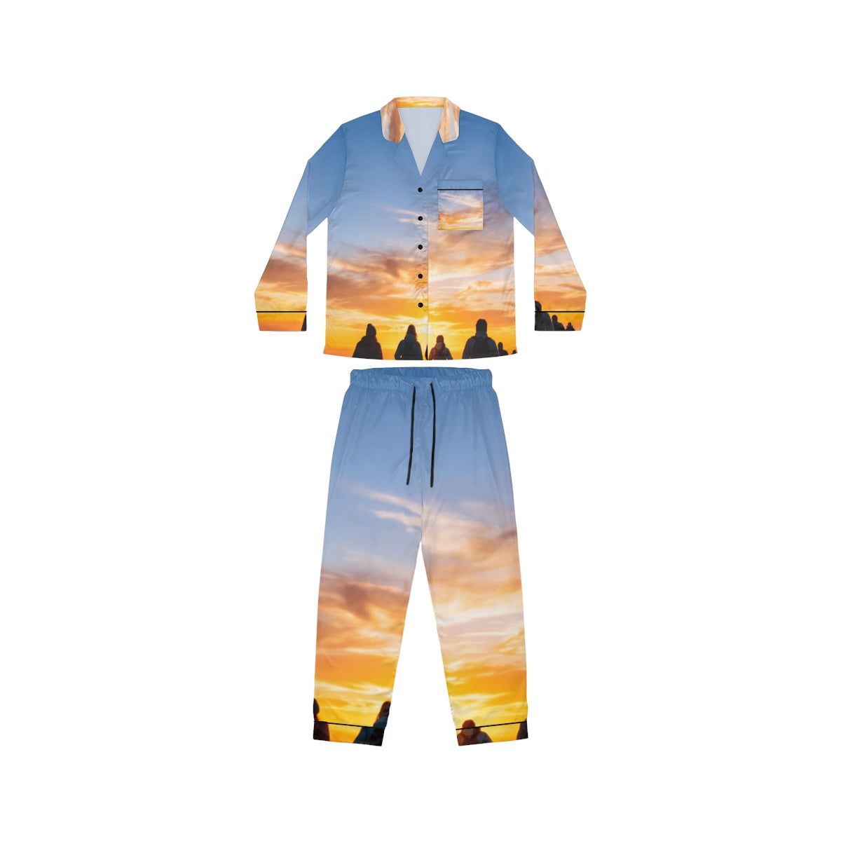 Women's Satin Pajamas - Epic Dawn Retreat
