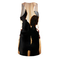 Women's Racerback Dress with Moody Art Portrait