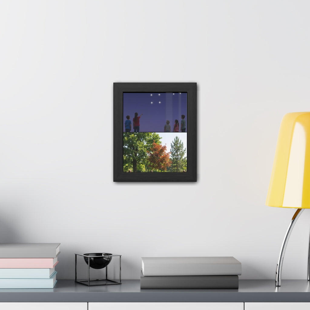 Framed Poster - Little Explorer — Portrait